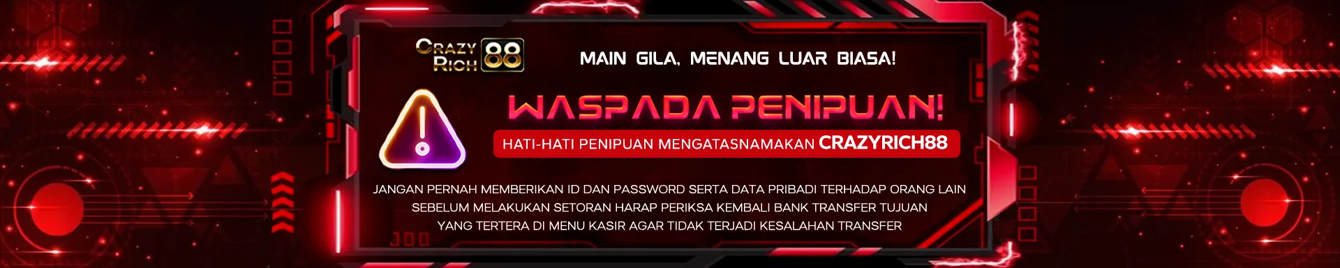 WASPADA PENIPUAN