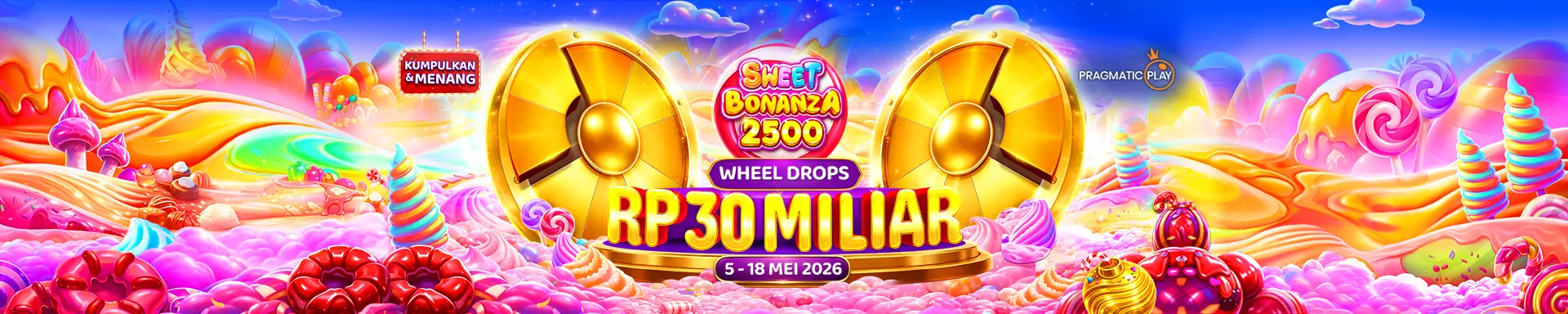 SWEET BONANZA 2500 WHEEL DROPS