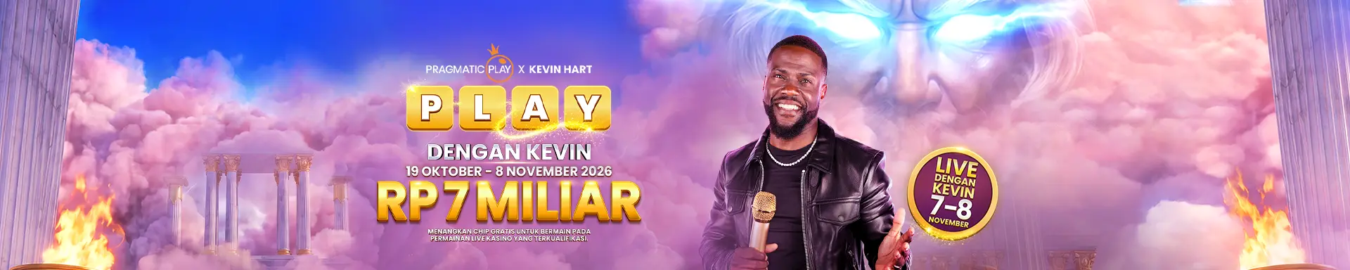 PLAY dengan KEVIN Promosi Network Live Kasino